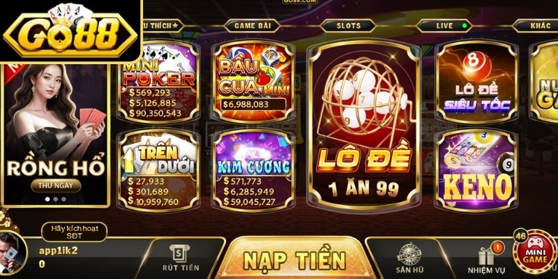 Những lợi ích khi bạn đăng ký GO88 thành công