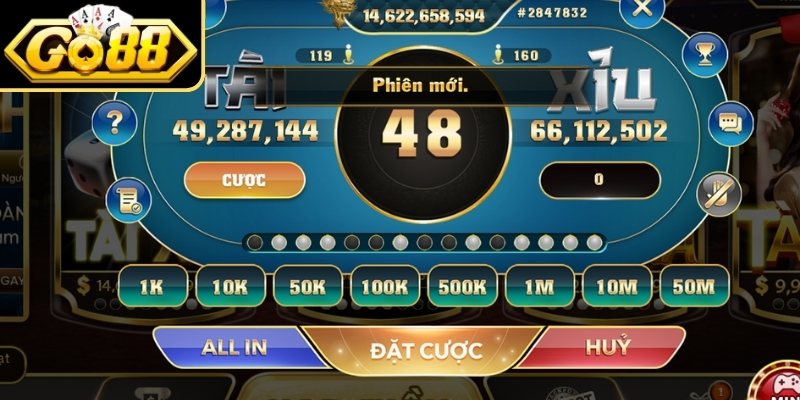 Hướng Dẫn Chơi Tài Xỉu GO88 Chuẩn Cho Newbie Từ Cao Thủ 2 Hướng dẫn chơi Tài Xỉu GO88 cách đặt cược
