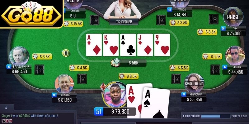 Poker GO88 - Siêu Phẩm Game Bài Đỉnh Chóp Năm 2026 2 Chiến thuật tham gia Poker GO88 chuẩn xác nhất